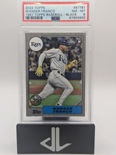 2022 Topps 1987 Topps Black Parallel Wander Franco #191/299  RC PSA 8