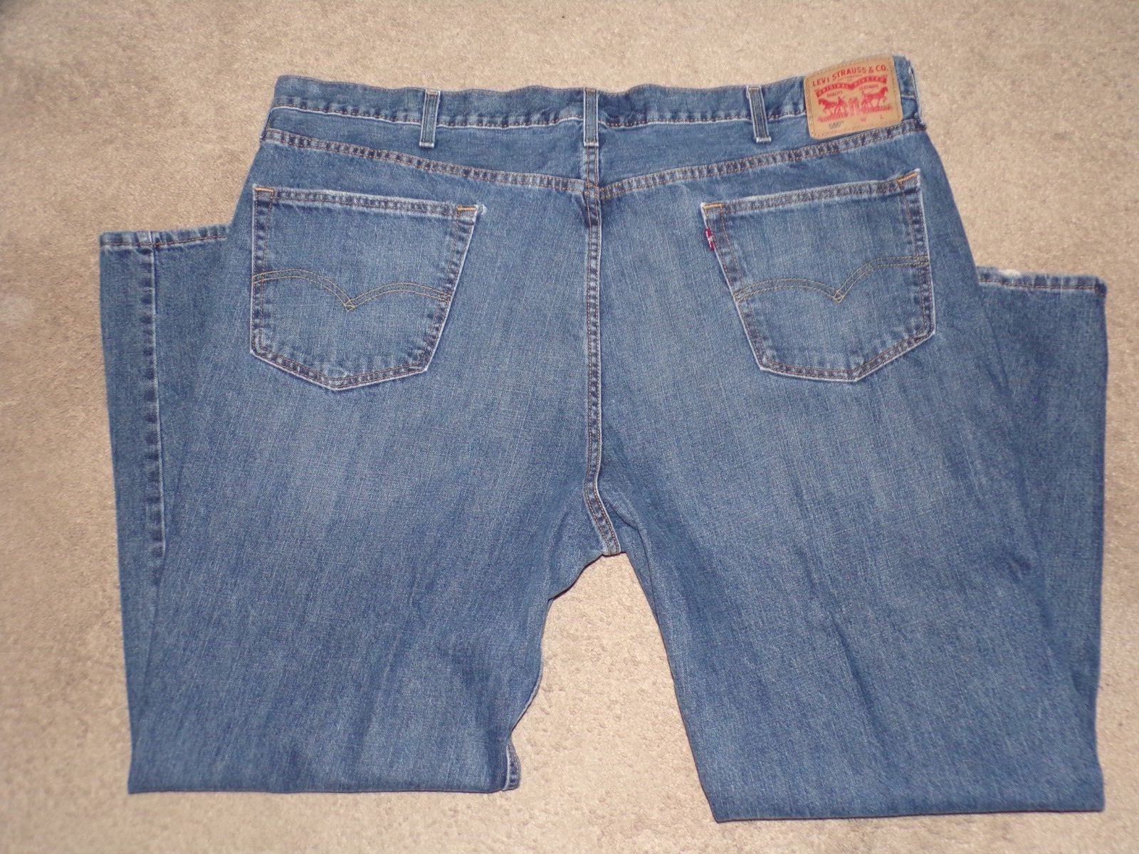 Levi Levis 559 Relaxed Straight Mens Jeans Size 48 X 32 Red Tab