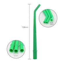 Green Surgical Aspirator Tips Large size 1/4" Dental Suction Saliva Ejector Tip