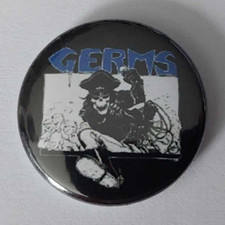 1x Germs Button Punk Punkrock Hardcore Punk Punk-Rock