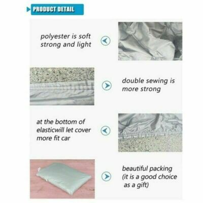 Wasserdichte Autoabdeckung 400x700cm - PE Kunststoff Schutz Für Alle Wetter