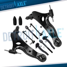 Front Lower Control Arm Ball Joint Sway Bar Tie Rod for 2004-2010 Toyota Sienna