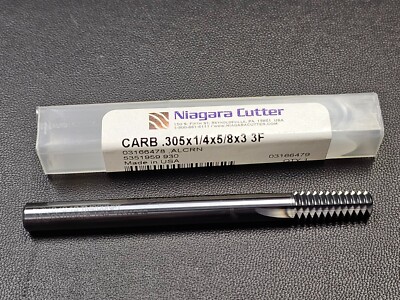 Nuagara Cutter CARB .305 x 1/4 x 5/8 x 3 3F Thread Mill