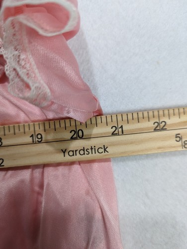 Vanity Fair Pink Pajamas 3 Pc Shirt Pants Robe Vintage Size S M Nylon Blend Pink - Picture 5 of 24