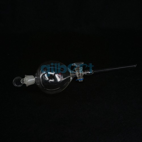60/125/250/500 ml embudo de goteo de vidrio de borosilicato en forma de bola y ventana de vidrio - Imagen 16 de 22