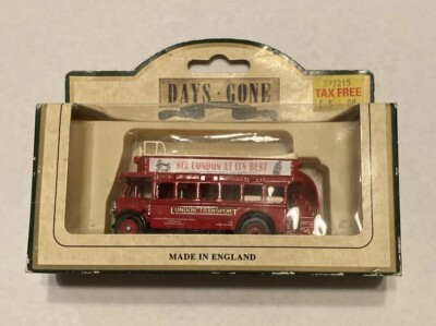 Days Gone 68002. 1932 AEC Regent Open Top Bus. London Sightseeing Bus.