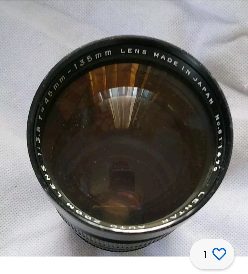 Lente zoom automático Lentar 1:35f = 45 mm-135 mm n.º 611470 en muy buen estado Foto 2 de 3