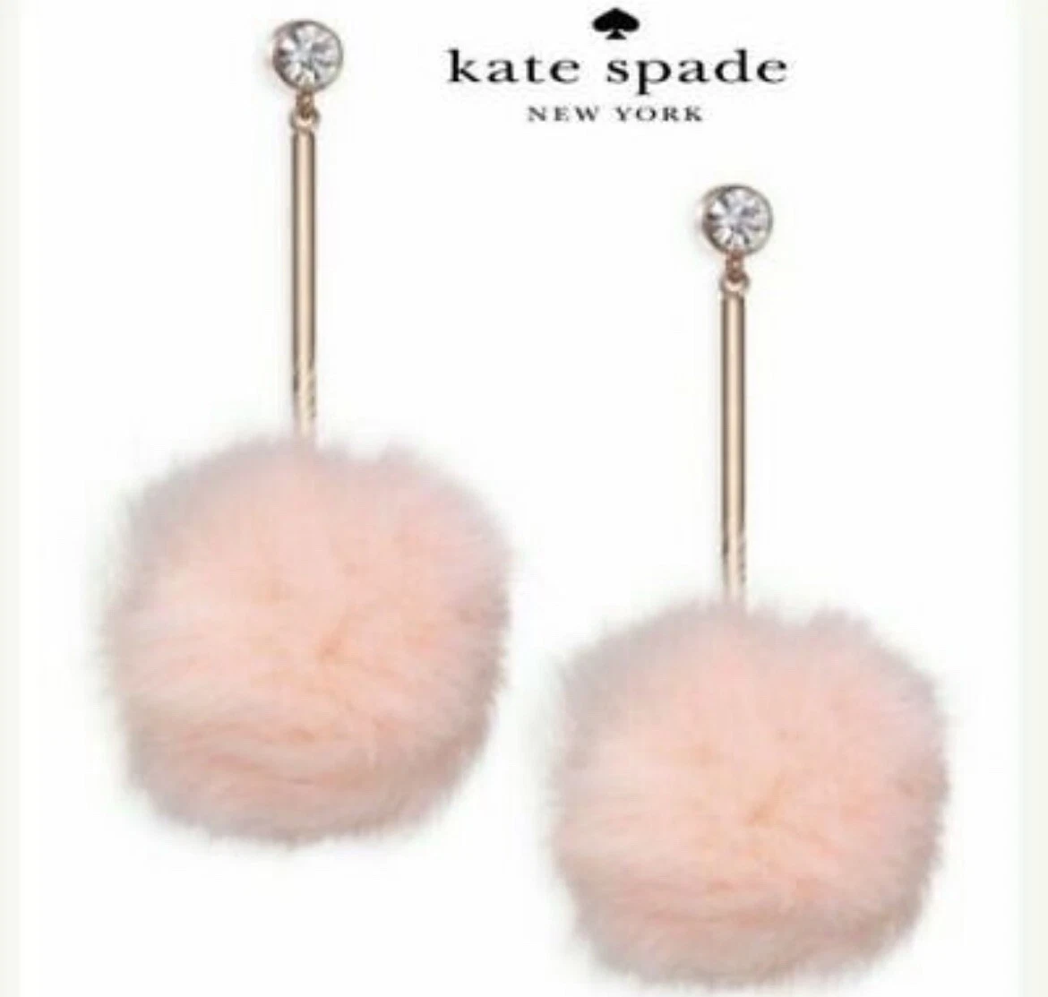 Kate spade pom pom earrings deals