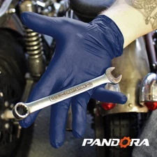 10 MIL HEAVY DUTY BLUE NITRILE GLOVE MECHANIC WORK GLOVE POWDER FREE  80/400 PCS