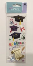 Jolee's Graduation Caps & Diplomas Scrapbooking Stickers