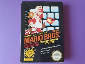 SUPER MARIO BROS. / Nintendo NES PAL B FRA - FAH / TBE + Crystal Box