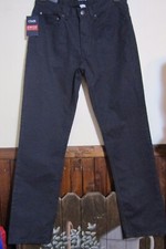 CHAPS MENS DRESS/CASUAL PANTS SIZE 31W X 32L NAVY BLUE STRAIGHT FIT NWT
