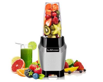 La Reveuse Personal Blender Making Shakes and Smoothies 1000 Watt-with 24 oz Fre