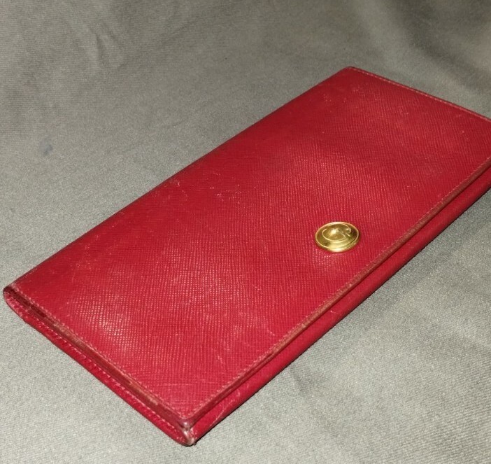 GUCCI 赤 レザー ノートカバー GGパターン GUCCI 赤 レザー