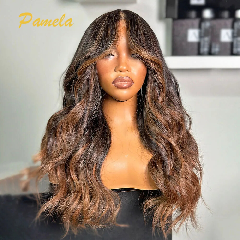 Ombre Blonde Body Wave HD Lace Front Wig Glueless Remy Human Hair