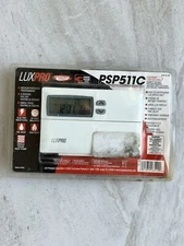 NIB LuxPro Contractor Grade Programmable Electric Thermostat PSP511LC Heat/Cool