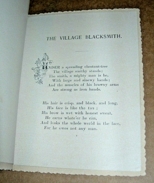 Poem Village Blacksmith A Visual Representation Using vrogue.co
