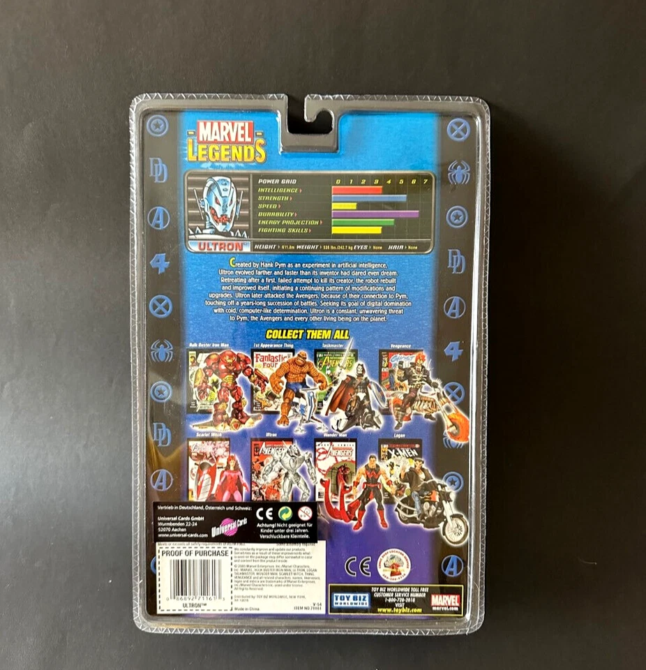 Marvel Legends Legendary Rider ULTRON PVC figure 16cm Toy Biz - Imagen 2 de 3