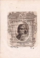 18th century engraving Ridolfo del Ghirlandaio Florence Renaissance painter 1767