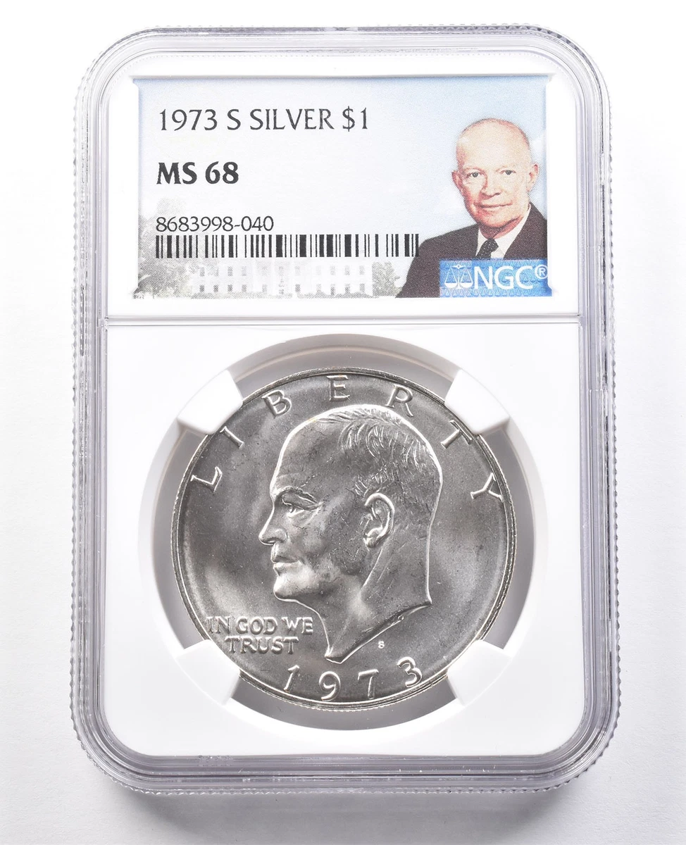 MS 68 Graded Eisenhower Dollars 1971-1978 for sale | eBay