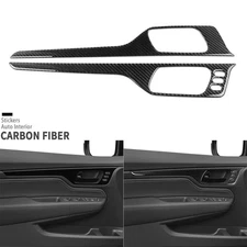 Real Carbon Fiber Interior Front Door Panel Cover Trim For Honda Odyssey 2018-25