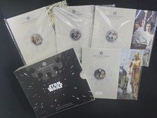 2023 2024 Star Wars 50p Colour Coin Set 4 BU Royal Mint Ltd Ed