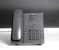 Lot of 5 Sangoma P315 2-Line VoIP Home and Office IP Phones w/ Handsets & Stands