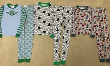 Hanna Andersson Pajama Set 150 Boys Lot Star Wars Organic Cotton Yoda Darth