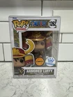 Pop One Piece Armored Luffy Chase Funko Shop Exclusive Metallic 1262 +Protector