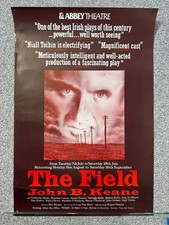 1987 'The Field' by John B Keane poster by Brendan Foreman Abbey Theatre Dublin