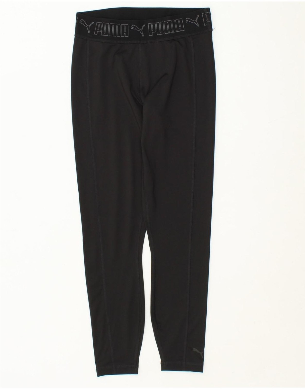 PUMA Womens Graphic Leggings UK 8 Small  Black CG28