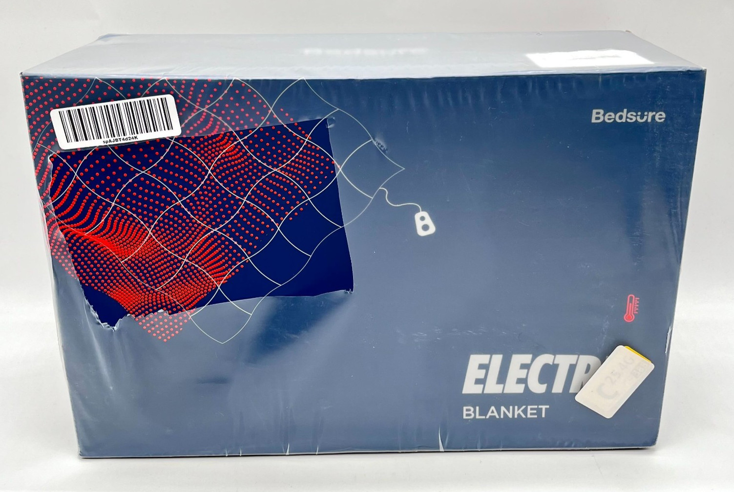 NEW Bedsure Stripe Flannel Heating Electric Blanket