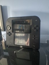 Nintendo 2DS Console Black/Blue Tested Working With Stylus & Charging Cable