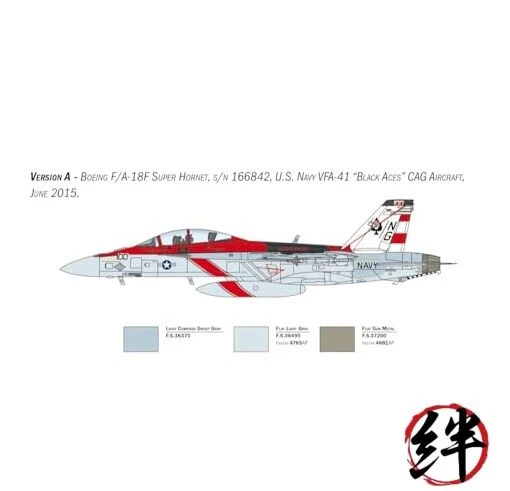 Italeri -2823 F/A-18F Super Hornet US Navy Special Colors kit modellino scala... - Immagine 3 di 4