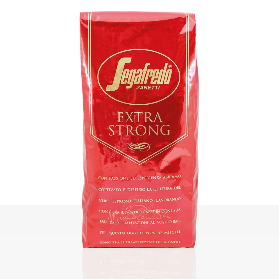 Segafredo Extra Strong Espresso - 8 x 1kg Kaffeebohnen