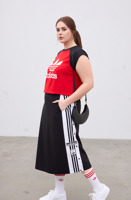 Adidas Adibreak Midi Rock schwarz Gr.2XL