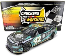 NASCAR NOAH GRAGSON 2023 SUNSEEKER CHECKERS OR WRECKERS NORTH WILKESBORO 1:24