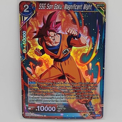 NM-Mint DBS:M SSG Son Goku, Magnificent Might - BT17-138 - UC - Foil Ultimate Sq