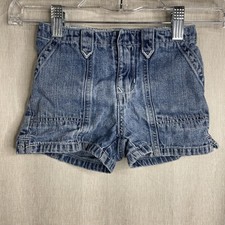 Tommy Hilfiger VTG Jean Shorts - Size 4T - Elastic Waist / Snap  Zip - No Belt