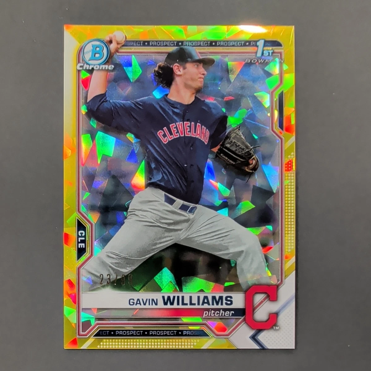 2021 Bowman Chrome Draft Sapphire Edition - Gavin Williams #BDC-93