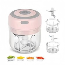 Electric Garlic Chopper,Portable Veggie Chopper for Garlic Grinder Masher Onion