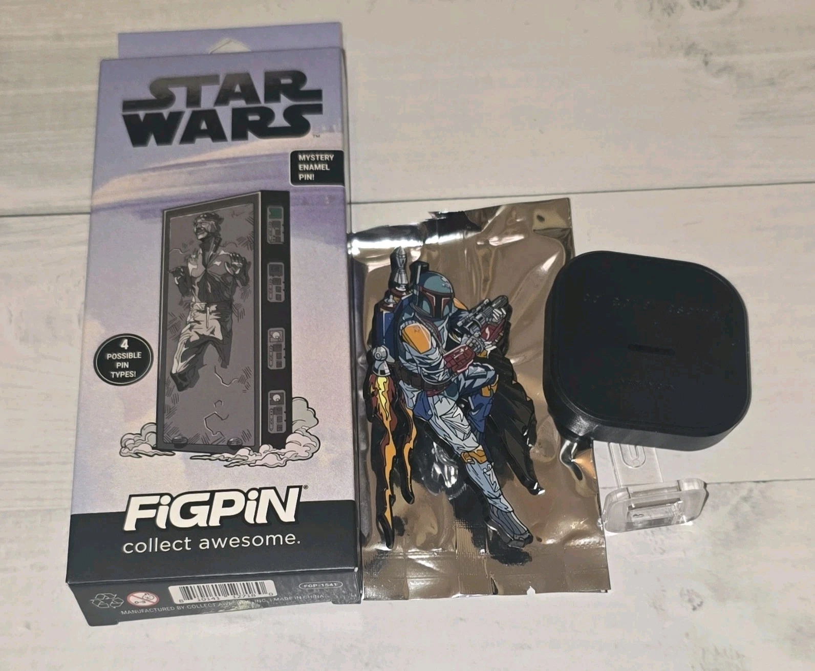 Figpin Boba Fett Enamel Pin - Star Wars Han Solo Quest SUPER RARE