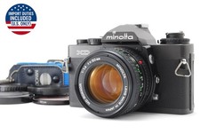   MINT  Minolta XD-s Black 35mm SLR Film Camera MD 50mm f1.4 Lens From JAPAN
