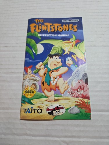 Flintstones (Sega Genesis, 1993) Cartridge, Manual and Case - Read - Picture 6 of 14