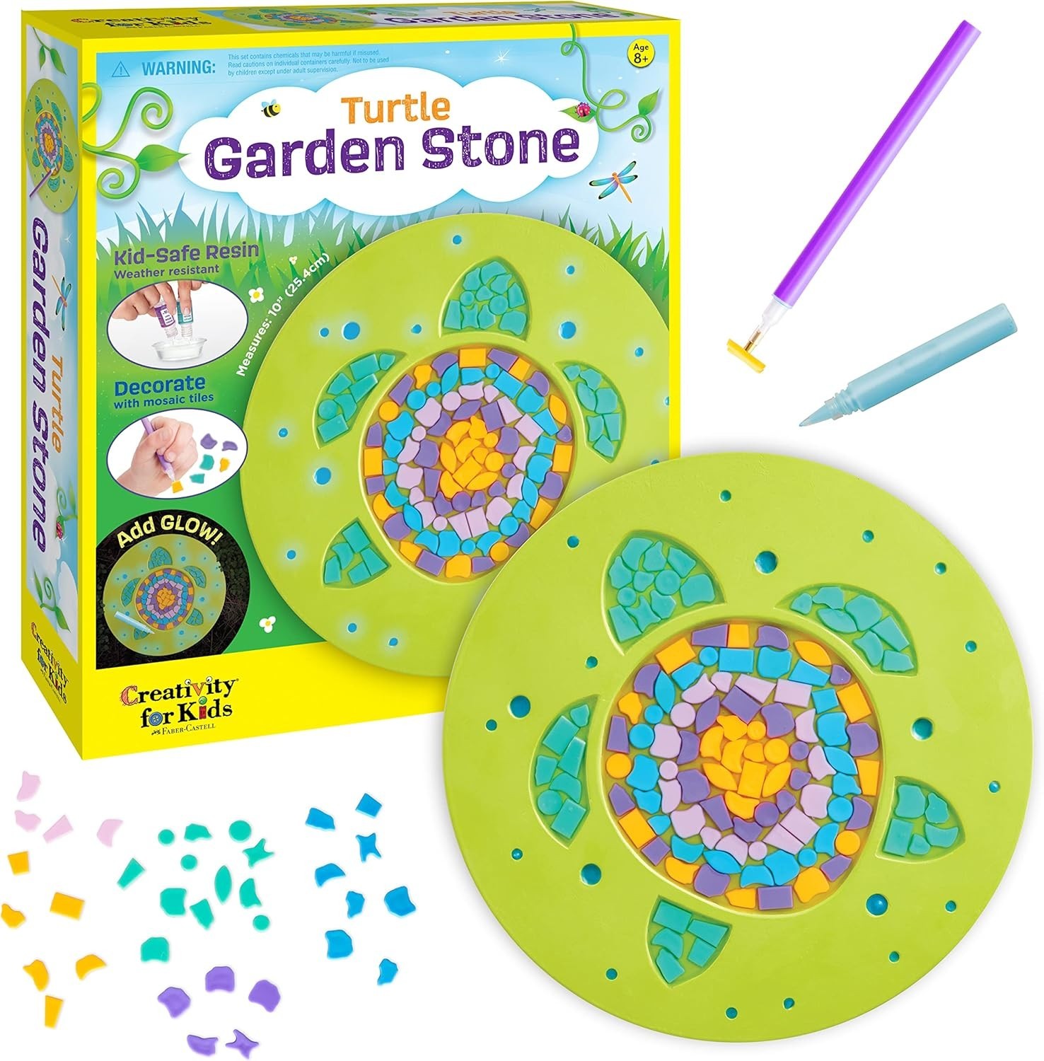 Creativity For Kids Turtle Garden Stone - Fast FREE Shipping - Brand NEW