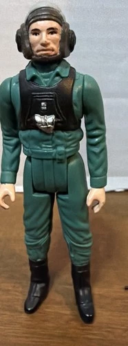 Vintage 1985 Last 17 Star Wars A-Wing Pilot figure Near Mint No Blaster Potf 101