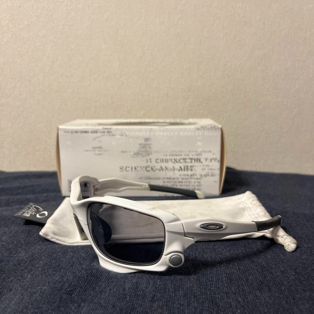 Oakley Jawbone White Sunglasses with VR50 Photochromic Lenses Rare