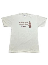 Y2K “Wham Bam Thank You Pam” Size Medium Graphic T Shirt