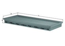 Luftfilter KNECHT LX 1518 Filtereinsatz für OUTBACK IMPREZA GF GC FORESTER GD GG