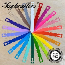 Wrap Around Plastic Nursery Garden Tree Labels Plant Tags - 150 pcs